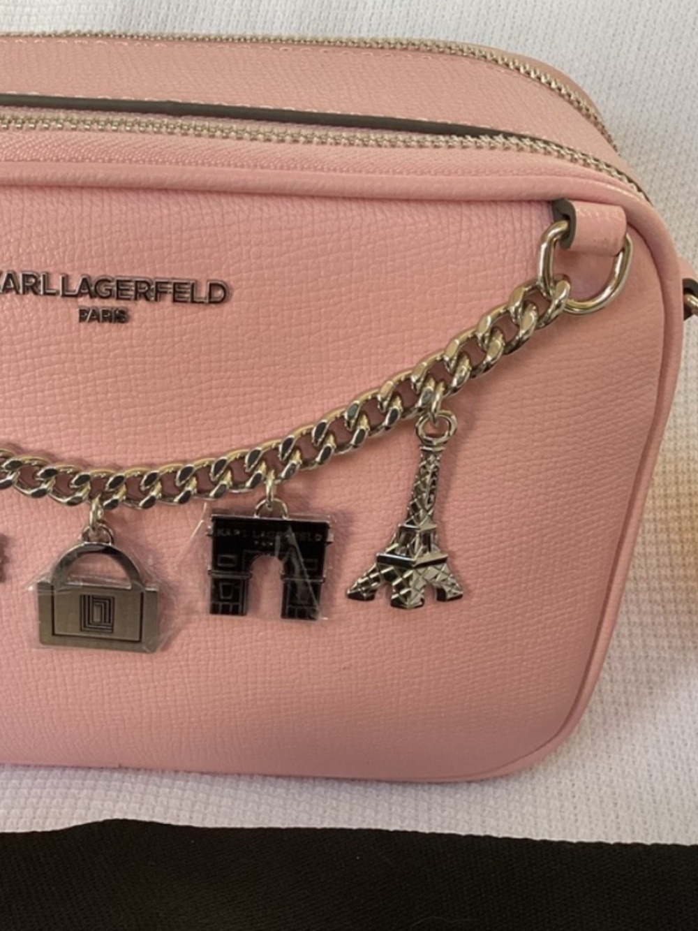 Karl Lagerfeld Pink Crossbody Bag - Picture 13 of 16